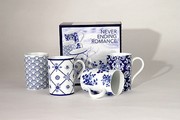 Never ending romance/Nekonečná romantika - sada 4 hrnků