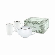 Čajový set Tealicious - Platinový lem
