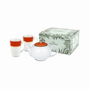 Čajový set Tealicious - Červená a zlato