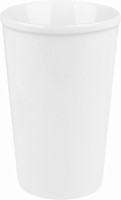 Pure White/Straigh Line - hrnek se silikonovým víčkem
